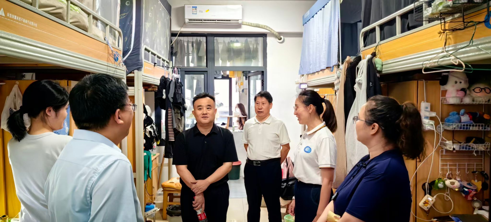 潘爱民带队开展宿舍安全隐患排查整治工作